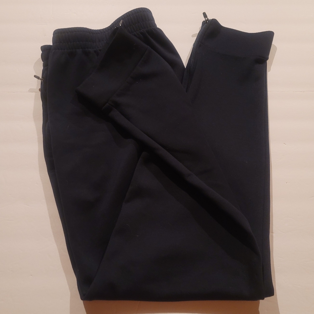 Champion Men's Black Jogger Sweatpants Ankle Zipper And Pockets Size XL 36x28 - Picture 6 of 7